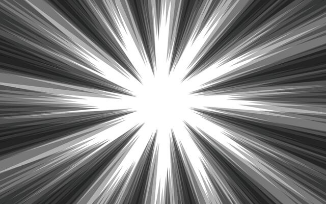 Black and white blank abstract pop art comic background.