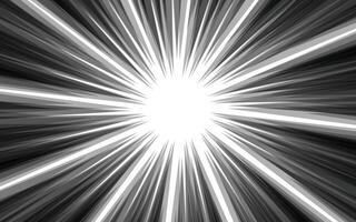 radial lines background in comic book. vector