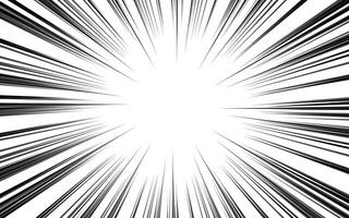 pop art comic book style radial speed lines, monochrome action background sunlight vintage illustration halftone effect vector