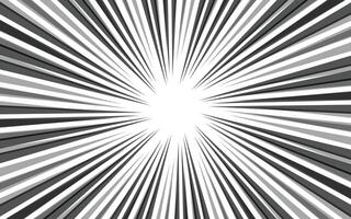 Black and white radial line vector