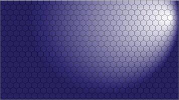 Abstract Hexagon Pattern Background, Gradient Purple Hues, Geometric Design vector