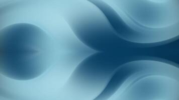 Abstract blue background with elegant, flowing symmetrical waves. Evokes calmness, depth, and fluid motion. Ideal for modern, clean, or aquatic themed visuals video