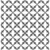 Floral pattern in black and white vector