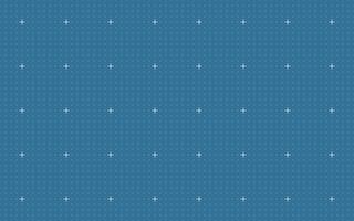 Blue grid with fine dotted lines and large white cross markers ideal for technology layouts, schematic interfaces, virtual design blueprints or technical architectural planning backgrounds vector
