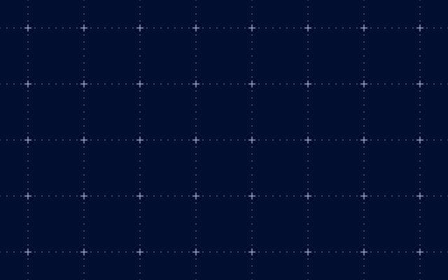 Dark navy blue grid background with seamless dotted lines and crosses abstract futuristic tech pattern geometric digital structure minimal wallpaper.