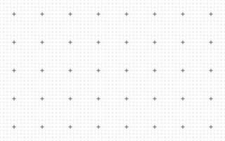 Minimal dot grid with cross symbols on white background abstract seamless pattern template for technology math design and scientific diagram illustration minimalistic printable digital wallpaper. vector