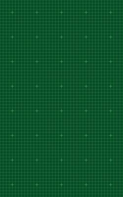 Green digital grid pattern with light green crosses ideal for schematic layouts, military interface backgrounds, science fiction themes, or digital display templates with technical accuracy
