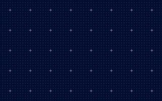 Abstract dark blue dotted grid pattern with white crosshairs, modern futuristic background for data science, mapping, interface design, engineering, and digital measurement visualization vector