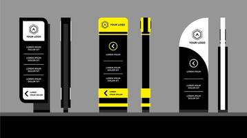Signage and Wayfinding Designs for Buildings vector