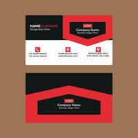 Modern Business Card Template. Classic Template Display for Promotional Campaign. vector