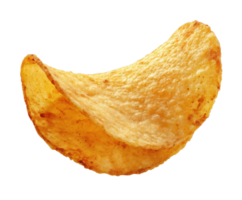Crunchy potato chip for snacking enjoyment or party snacks png