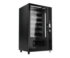 Modern vending machine for snacks and beverages in public space png