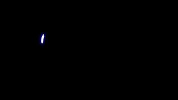 Handdrawn liquid animation with neon color. Alpha channel video