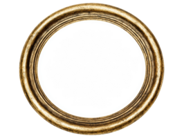 Antique circular frame for wall decor or artistic display png