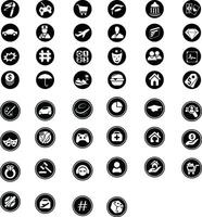 Web and UI Essential Icons vector