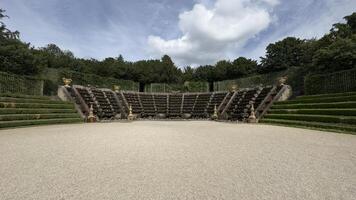 Versailles Amphitheater with Cascade and Greenery photo