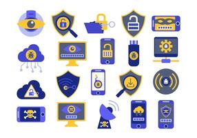 Cyber Security Network vector