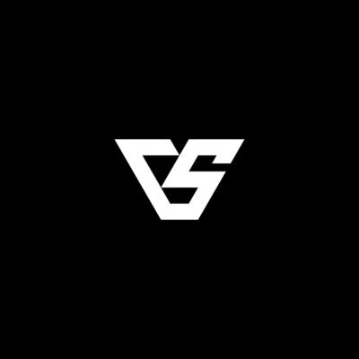 modern Letter VS or V5 logo concept