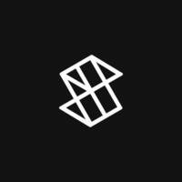 Letter S and windows logo combination for door and window company vector