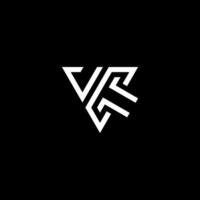 letter VC and click logo concept vector