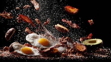 A Substantial Explosion Of Bandeja Paisa Parts photo