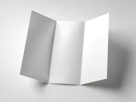 A Businesslike And Neat Trifold Brochure Template photo