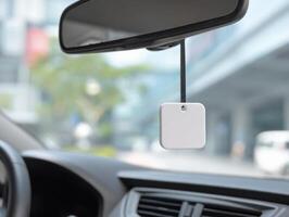 A Contemporary Car Air Freshener Design Template photo
