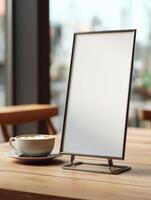 A Contemporary Cafe And Restaurant Menu Template photo