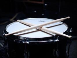 Drumsticks Template with a Moody and Atmospheric Feel photo