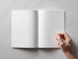 A Mockup of an Engaging Workbook Template photo