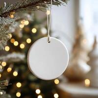 A Stylish and Modern Christmas Ornament Template photo