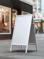 Contemporary A Frame Pavement Sign Template photo