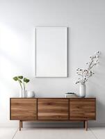 Contemporary Indoor Poster Frame Template photo
