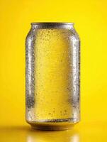 Contemporary and Lively Beer Can Template photo