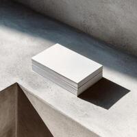 Contemporary Concrete Business Card Template photo