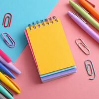 An Imaginative And Bright Notepad Template photo