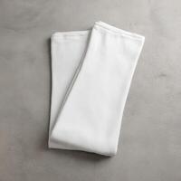 A Simple Top Down View Of A Leggings Template photo