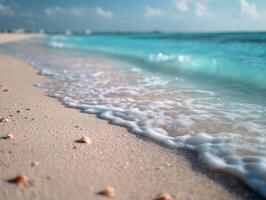 A Calm And Peaceful Sandy Beach A True Haven Of Rest photo
