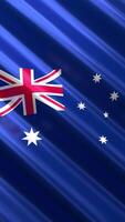 Australia - waving vertical flag video