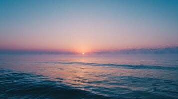 A Fresh And Calm Sunrise In A Tropical Location photo