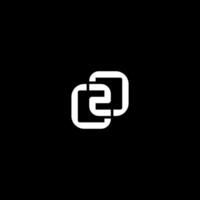 Letter C2C or O2O with modern logo concept vector
