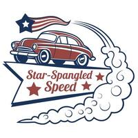 Star Spangled Speed vector