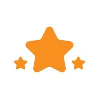 Stylized star icon with clean edges perfect for ratings, favorites, achievements, or night sky themes. Available in crisp line and fill styles for versatile digital and print use. vector
