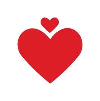 Charming heart icon symbolizing love, care, and affection perfect for dating apps, Valentine themes, and wellness content. Designed in modern line and fill styles vector