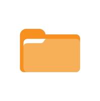 Neat folder icon with a document inside ideal for file storage, data organization, and digital interfaces. Designed in clean line and fill styles for modern UI UX use vector