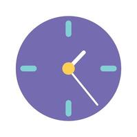 Classic clock icon with hour and minute hands ideal for scheduling, deadlines, time tracking, and reminders. Rendered in versatile vector
