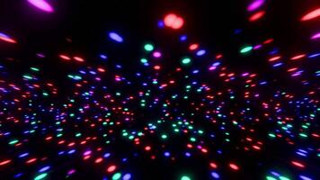 pixel dance vibrant light dot cascade loop animated background video