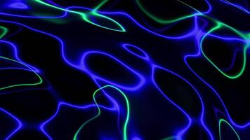 Liquid Neon Pulse Infinite Loop Animated video