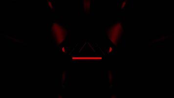 Red and White Mysterious Flashing Sci Fi Corridor Background VJ Loop in 4K video