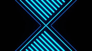 Blue and Pink Geometric Neon Background VJ Loop in 4K video